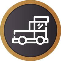 Pickup Truck Creative Icon Design vector