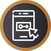Landing Page Creative Icon Design vector