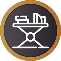 Iron Creative Icon Design vector