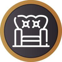 Armchair Creative Icon Design vector