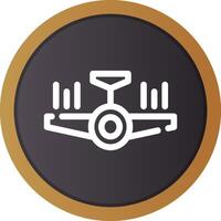 Airplane Creative Icon Design vector