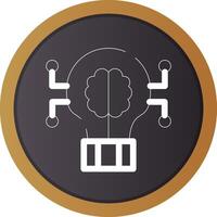 Deep Learning Creative Icon Design vector