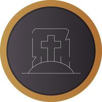 Tomb Creative Icon Design vector