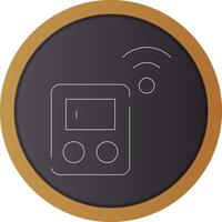 Smart Meter Creative Icon Design vector