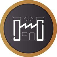 Smart Factory Creative Icon Design vector