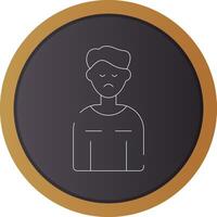 Grief Creative Icon Design vector