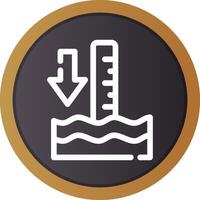 Low Tide Creative Icon Design vector