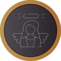 ángel creativo icono diseño vector