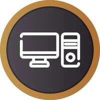 Computer Creative Icon Design vector