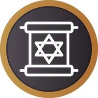 Scroll torah Creative Icon Design vector