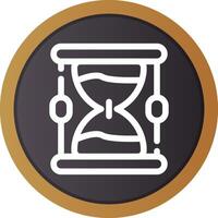 diseño de icono creativo de reloj de arena vector