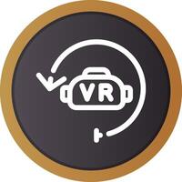 Virtual Reality Creative Icon Design vector