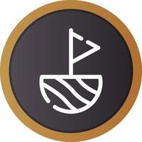 Space Colonization Creative Icon Design vector