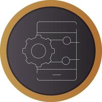Project Management App Creative Icon Design vector