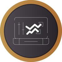 Online Trading Creative Icon Design vector