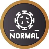 New Normal Creative Icon Design vector