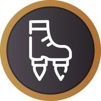 Flying Boots Creative Icon Design vector