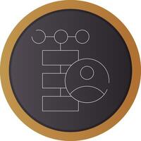 Client Database Creative Icon Design vector