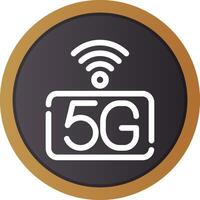 5G Network Creative Icon Design vector