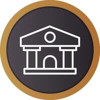 Bank Creative Icon Design vector