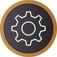 Cog Creative Icon Design vector