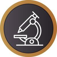 Microscope Creative Icon Design vector