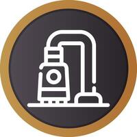 Vacuum Cleaner Creative Icon Design vector