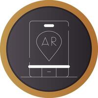 Ar Navigation Creative Icon Design vector