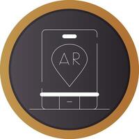 Ar Navigation Creative Icon Design vector