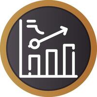 Clustered Bar Creative Icon Design vector