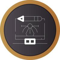 Digital Art Creative Icon Design vector