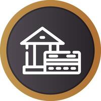 Banking Merchant Creative Icon Design vector