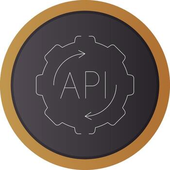 API Creative Icon Design vector