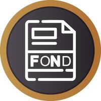 FOND Creative Icon Design vector