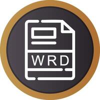 WRD Creative Icon Design vector