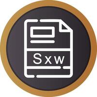 Sxw Creative Icon Design vector