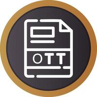 OTT Creative Icon Design vector