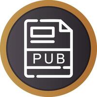 PUB Creative Icon Design vector