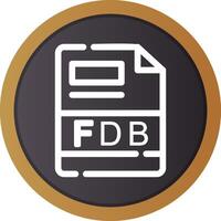 FDB Creative Icon Design vector