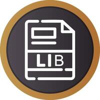 LIB Creative Icon Design vector