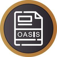 OASIS Creative Icon Design vector