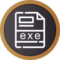 exe Creative Icon Design vector