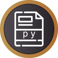 py Creative Icon Design vector