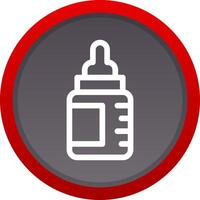 Feeding Bottle Creative Icon Design vector