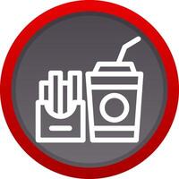 Fast Food Creative Icon Design vector