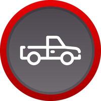 Pickup Truck Creative Icon Design vector