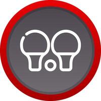 diseño de icono creativo de ping pong vector