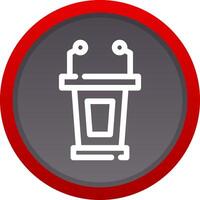 Lectern Creative Icon Design vector