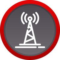 Radio Tower Creative Icon Design vector