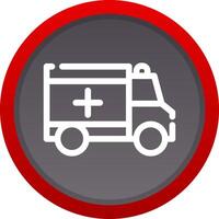 Ambulance Creative Icon Design vector